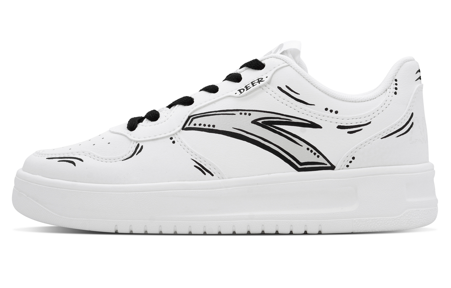 ANTA Скользостойкие амортизирующие износостойкие низкие кроссовки для скейтбординга мужские black white
ANTA Скользостойкие амортизирующие износостойкие низкие кроссовки для скейтбординга мужские black white