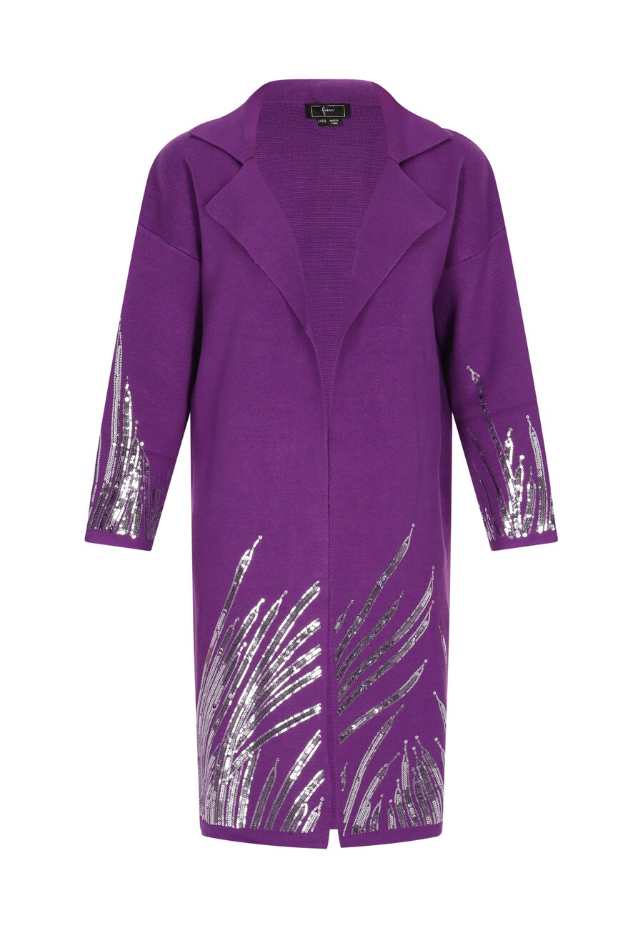 Вязаный кардиган faina, фиолетовый
Вязаный кардиган faina, фиолетовый