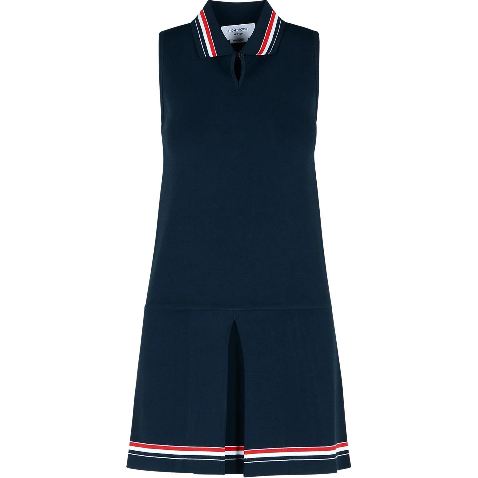 Платье плиссированное без рукавов THOM BROWNE, синий
Платье плиссированное без рукавов THOM BROWNE, синий