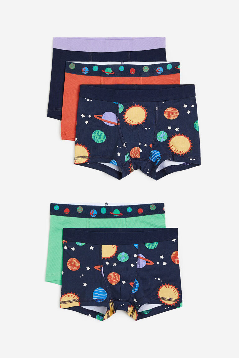 5 пар боксеров H&M, синий
5 пар боксеров H&M, синий