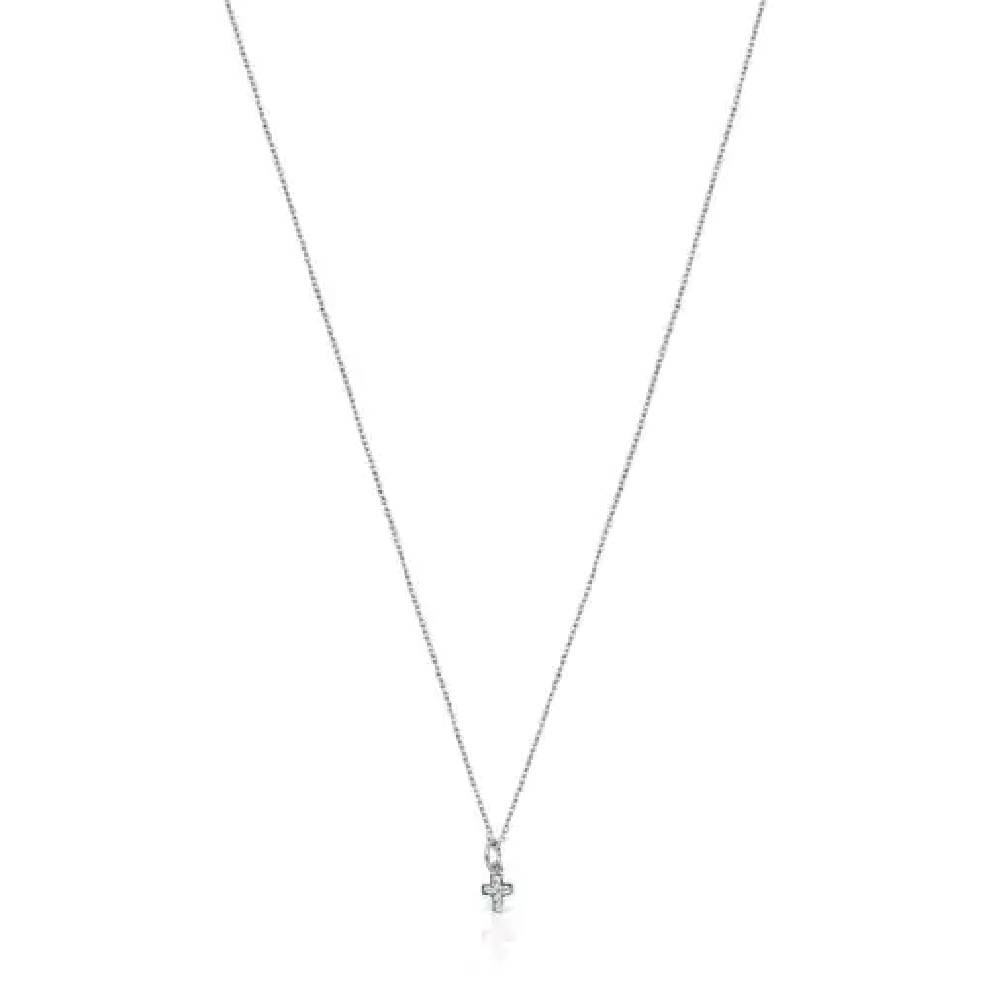 Колье с подвеской Tous Les Classiques Cross, белое золото/бриллианты 
Колье с подвеской Tous Les Classiques Cross, белое золото/бриллианты