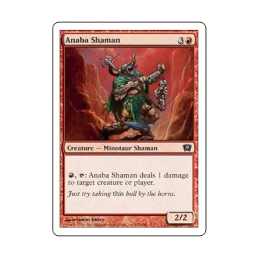CCG Анаба Шаман (К), MTG - 9th Edition
CCG Анаба Шаман (К), MTG - 9th Edition