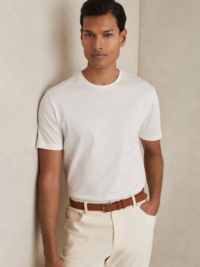 Хлопчатобумажная футболка обычного покроя с коротким рукавом leo Reiss, белый
Хлопчатобумажная футболка обычного покроя с коротким рукавом leo Reiss, белый