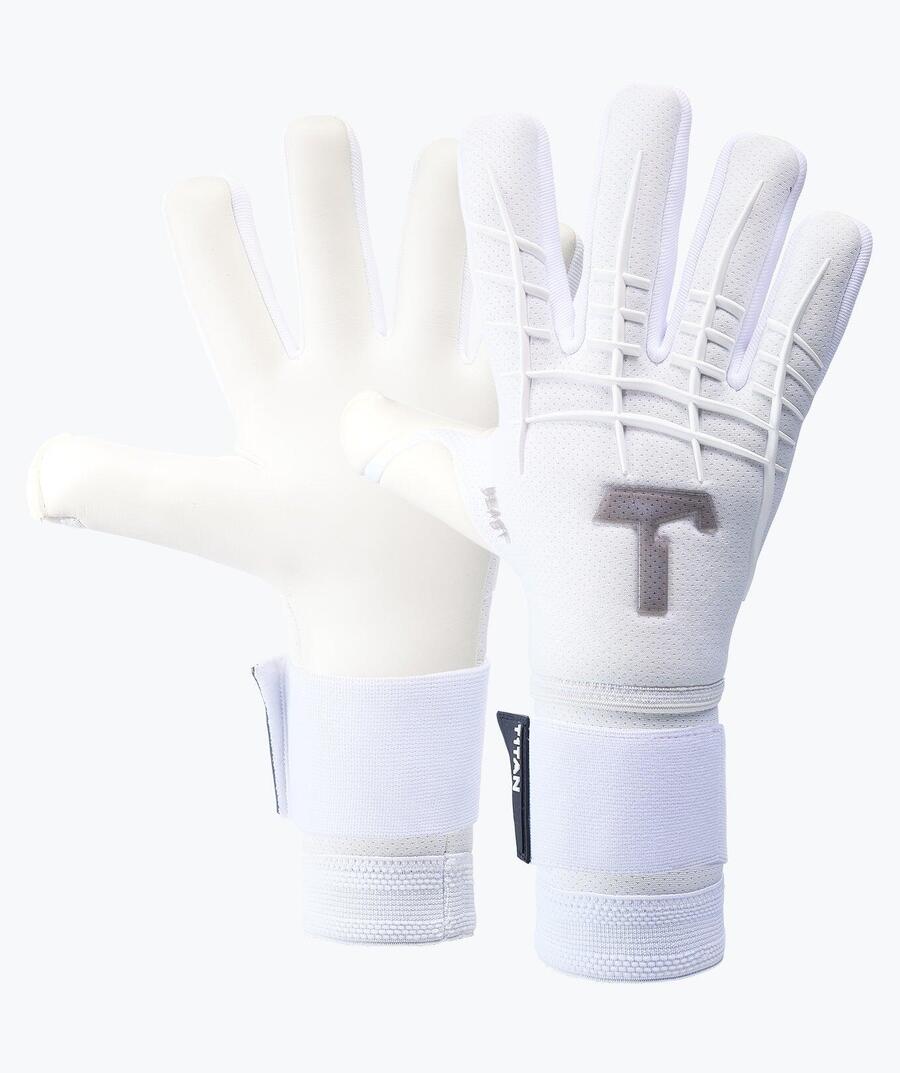T1TAN Взрослые вратарские перчатки White Beast 3.0 с защитой пальцев
T1TAN Взрослые вратарские перчатки White Beast 3.0 с защитой пальцев
