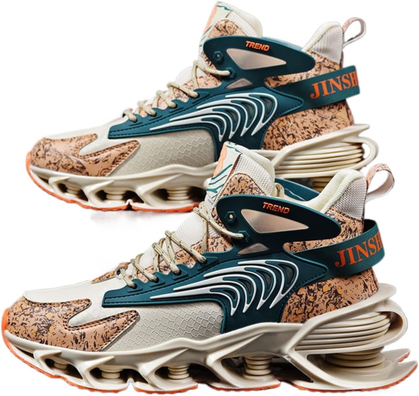 MACEFIL Мужские и женские дышащие высокие кеды Модные ретро массивные платформенные баскетбольные спортивные кроссовки Легкие беговые кроссовки, зеленый
MACEFIL Мужские и женские дышащие высокие кеды Модные ретро массивные платформенные баскетбольные спортивные кроссовки Легкие беговые кроссовки, зеленый