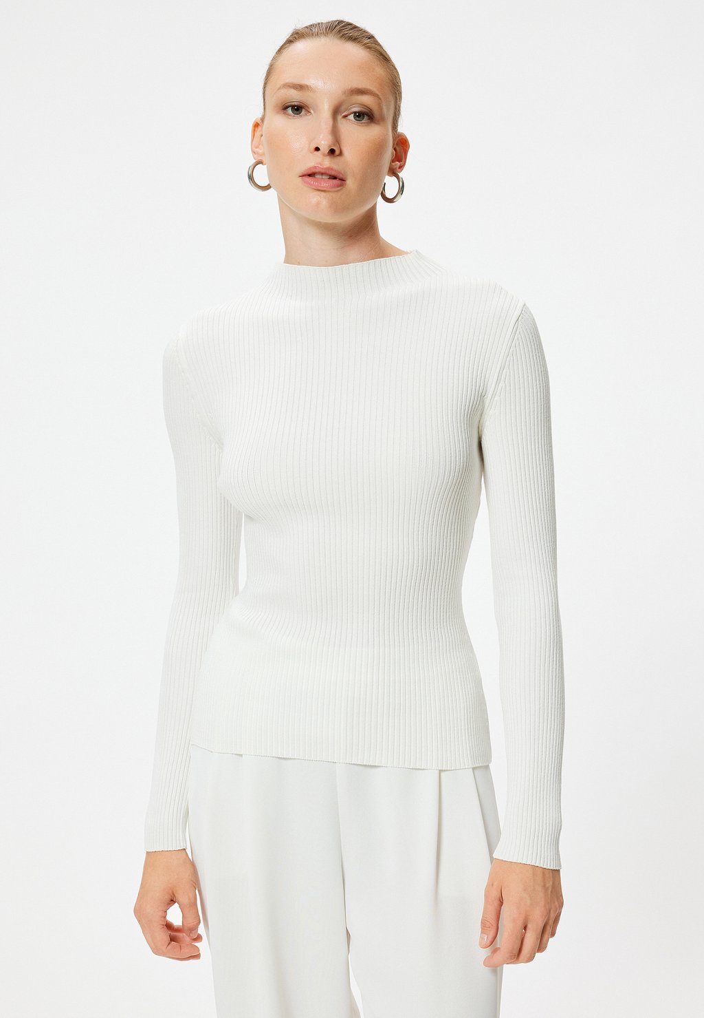 Топ с длинными рукавами Koton, белый
Топ с длинными рукавами Koton, белый