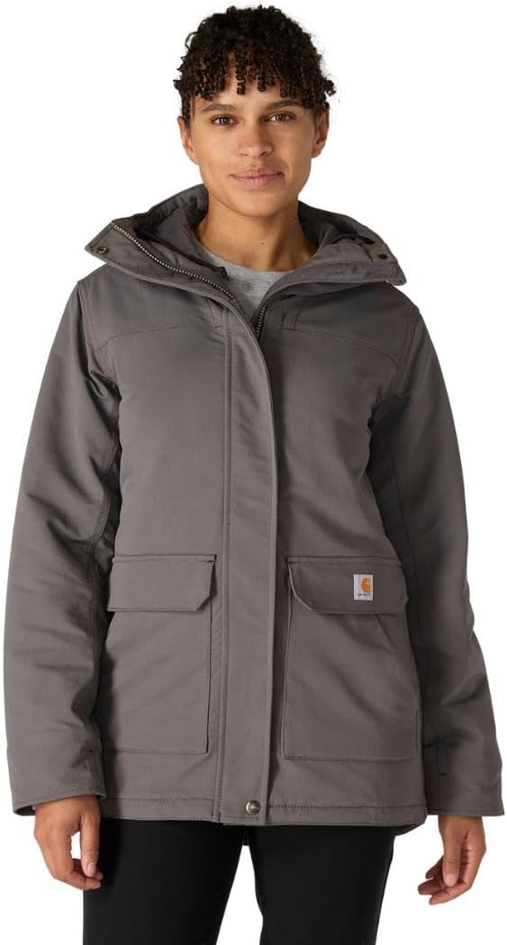 Carhartt Women's Super Dux Relaxed Fit Insulated Traditional Coat, Gravel
Carhartt Women's Super Dux Relaxed Fit Insulated Traditional Coat, Gravel