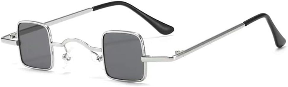 JWMSXYQR Мужские/Женские модные солнцезащитные очки маленького размера, ультралегкая металлическая оправа, хип-хоп/панк, солнцезащитные очки конфетных цветов, серебристые, черные, 1 шт Pequeno encrenqueiro, Silver-black
JWMSXYQR Мужские/Женские модные солнцезащитные очки маленького размера, ультралегкая металлическая оправа, хип-хоп/панк, солнцезащитные очки конфетных цветов, серебристые, черные, 1 шт Pequeno encrenqueiro, Silver-black