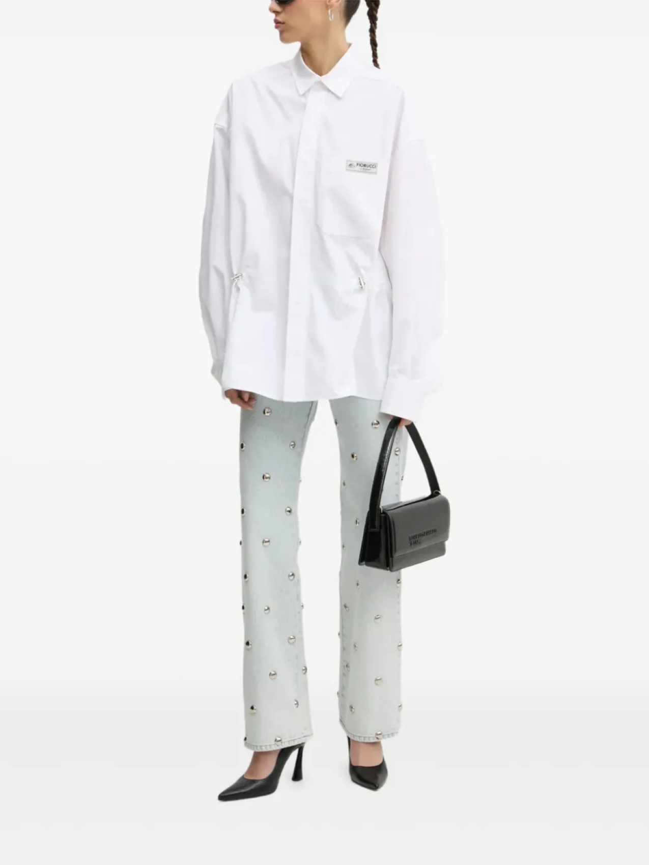 Джинсы Fiorucci с заклепками, синий
Джинсы Fiorucci с заклепками, синий