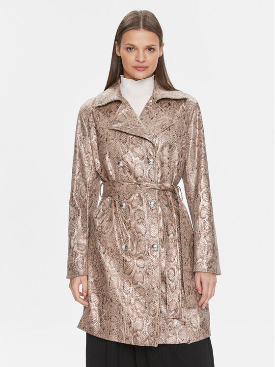 Пальто из линя стандартной посадки Guess, коричневый
Пальто из линя стандартной посадки Guess, коричневый