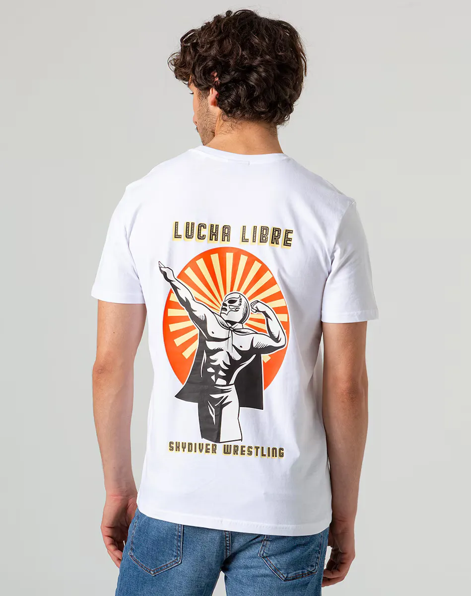 Мужская белая футболка с коротким рукавом Skydiver, белый
Мужская белая футболка с коротким рукавом Skydiver, белый