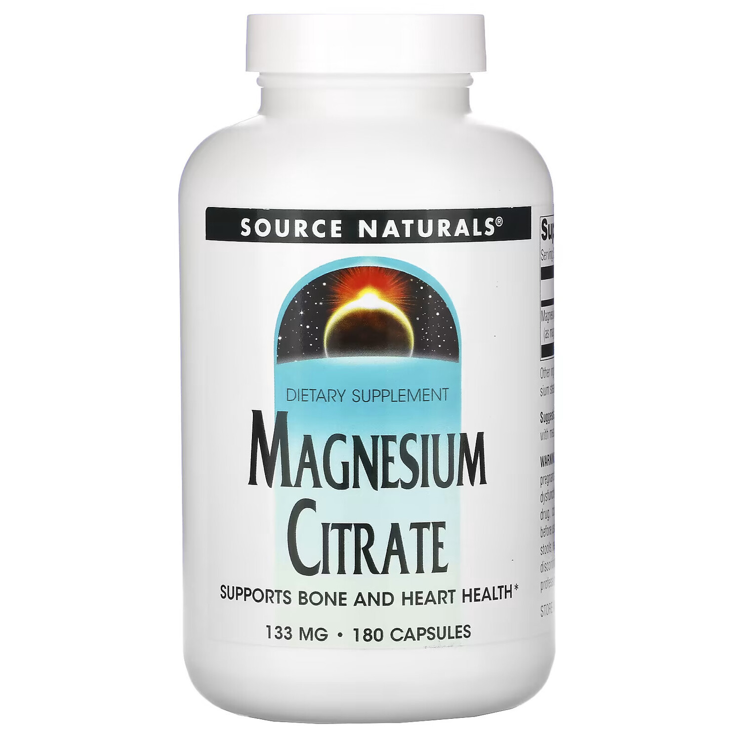 Source Naturals, цитрат магния, 133 мг, 180 капсул
Source Naturals, цитрат магния, 133 мг, 180 капсул