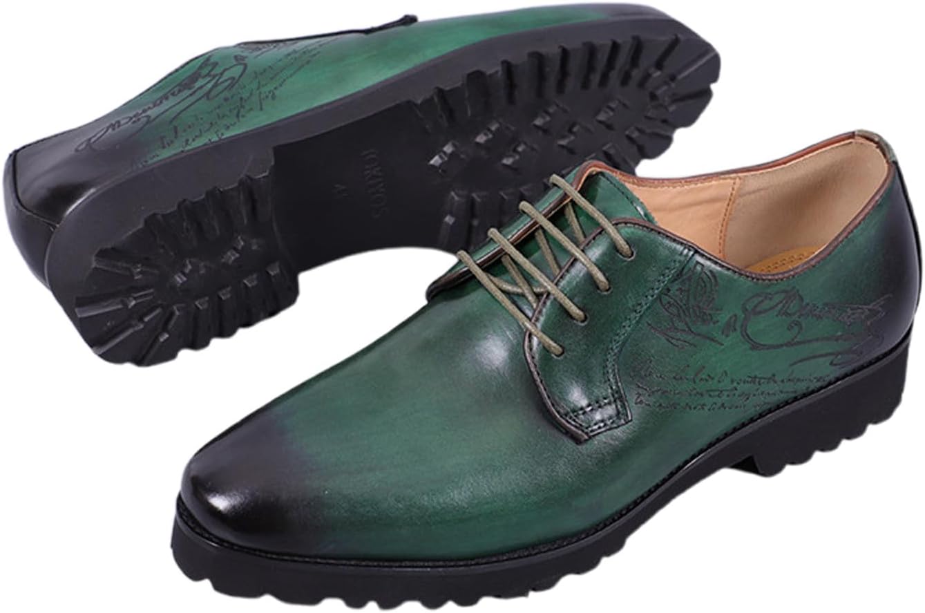 Мужские туфли Santimon Oxford - из настоящей премиальной кожи, ручной работы, броги с крылышками, дерби-стиль, удобные туфли к костюму для свадеб, бизнеса и особых случаев, зеленый
Мужские туфли Santimon Oxford - из настоящей премиальной кожи, ручной работы, броги с крылышками, дерби-стиль, удобные туфли к костюму для свадеб, бизнеса и особых случаев, зеленый