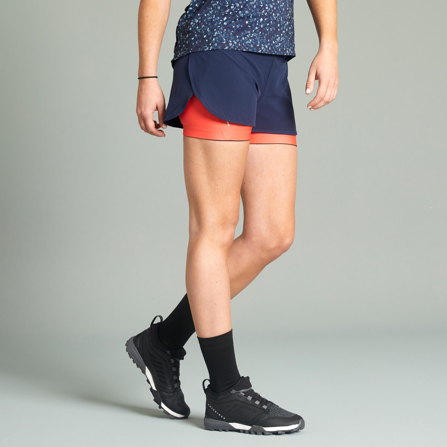 Велошорты женские сине-красные ST 100 Rockrider
Велошорты женские сине-красные ST 100 Rockrider