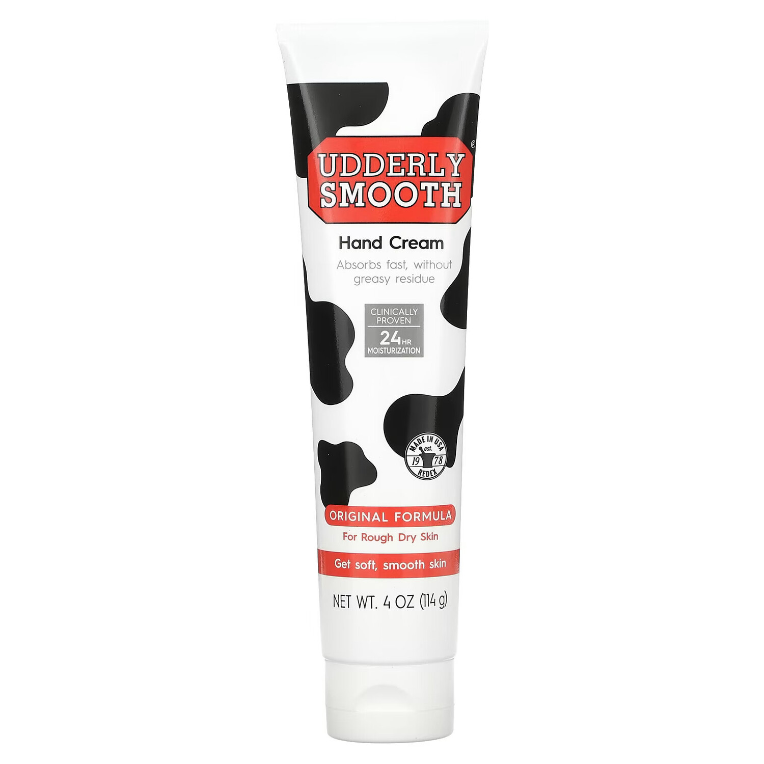 Udderly Smooth, Крем для рук оригинального состава, 4 унции (114 г)
Udderly Smooth, Крем для рук оригинального состава, 4 унции (114 г)