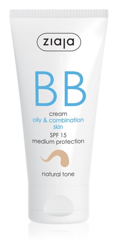 BB активный крем от несовершенств жирной и комбинированной кожи, оттенок загорелый персик Ziaja Kremy BB/CC, оттенок Natural Tone 50 мл 
BB активный крем от несовершенств жирной и комбинированной кожи, оттенок загорелый персик Ziaja Kremy BB/CC, оттенок Natural Tone 50 мл