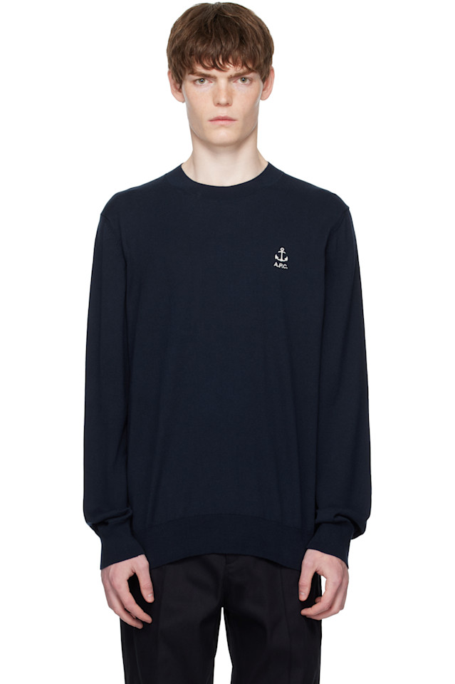 Свитер Gabin A.P.C., синий
Свитер Gabin A.P.C., синий