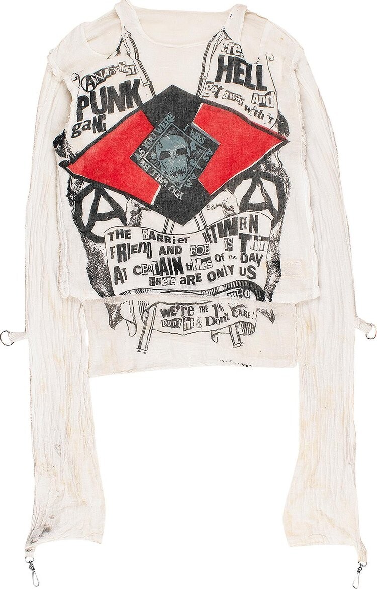 Рубашка Pre-Owned Vivienne Westwood Vintage 1970's Original Punk Gang Muslin Shirt 'Cream', кремовый
Рубашка Pre-Owned Vivienne Westwood Vintage 1970's Original Punk Gang Muslin Shirt 'Cream', кремовый