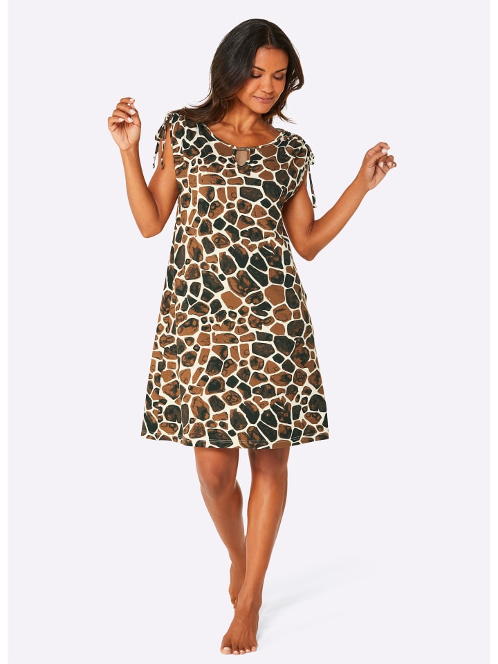 Летнее платье с принтом цвета шампанского и шоколада WITT WEIDEN
Летнее платье с принтом цвета шампанского и шоколада WITT WEIDEN