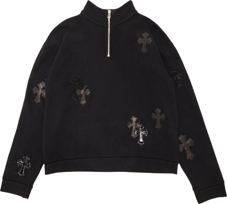 Толстовка Chrome Hearts Ponyhair Cross Quarter Zip 'Black', черный
Толстовка Chrome Hearts Ponyhair Cross Quarter Zip 'Black', черный