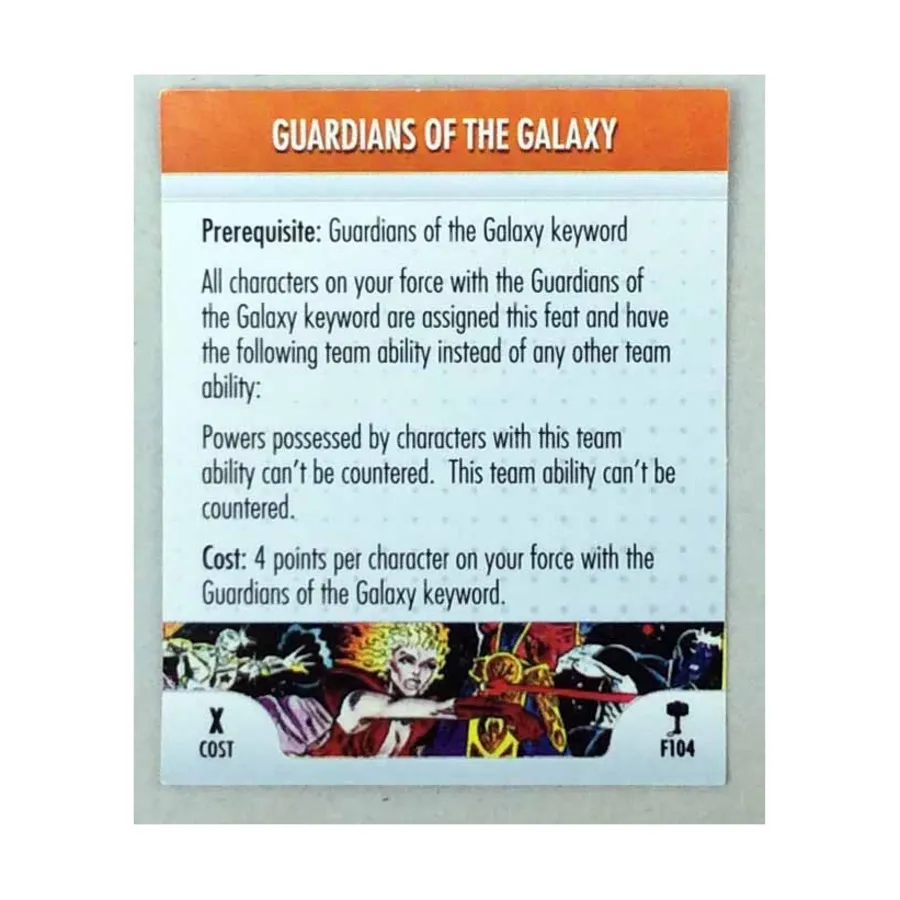 Карточка командного подвига — «Стражи Галактики» (ограниченное издание), Marvel HeroClix - Hammer of Thor - Singles 
Карточка командного подвига — «Стражи Галактики» (ограниченное издание), Marvel HeroClix - Hammer of Thor - Singles