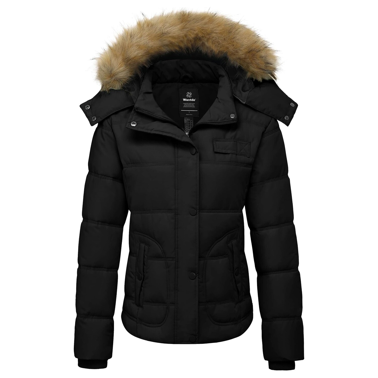 Куртка Wantdo Waterproof Hooded Faux Fur, черный
Куртка Wantdo Waterproof Hooded Faux Fur, черный