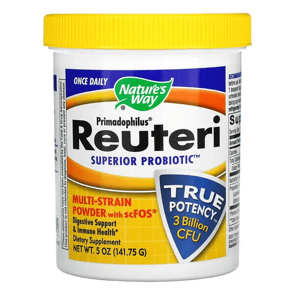 Primadophilus Reuteri пробиотик Nature's Way, 141,75 г
Primadophilus Reuteri пробиотик Nature's Way, 141,75 г