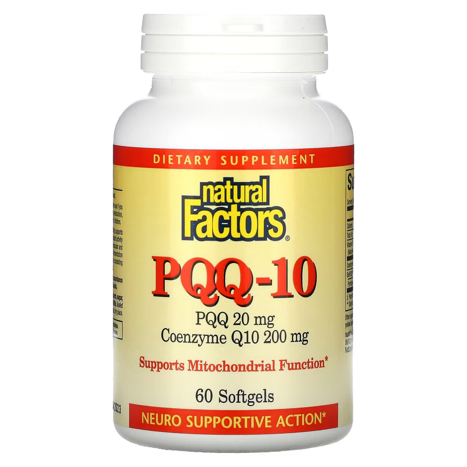 Natural Factors, PQQ-10, пирролохинолинхинон 20 мг, коэнзим Q10 200 мг, 60 капсул
Natural Factors, PQQ-10, пирролохинолинхинон 20 мг, коэнзим Q10 200 мг, 60 капсул