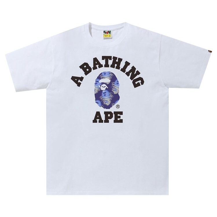 Футболка BAPE Storm College Tee 'White/Purple', белый
Футболка BAPE Storm College Tee 'White/Purple', белый