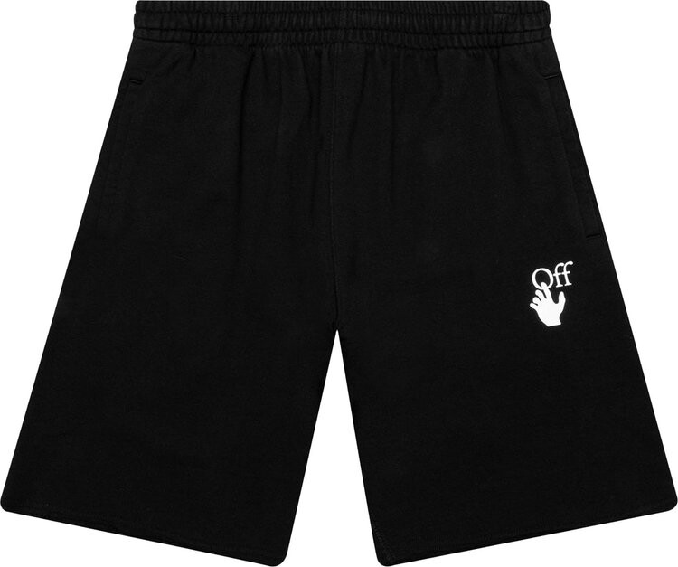 Спортивные шорты Off-White Marker Sweatshorts 'Black/Fuchsia', черный 
Спортивные шорты Off-White Marker Sweatshorts 'Black/Fuchsia', черный