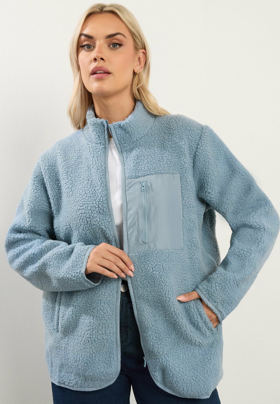 Флисовая куртка Yours Clothing Fleece jacket, Blue/Light Blue
Флисовая куртка Yours Clothing Fleece jacket, Blue/Light Blue