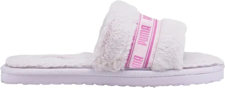 Сандалии Puma Fluff Slide Jr Lavender Fog, фиолетовый 
Сандалии Puma Fluff Slide Jr Lavender Fog, фиолетовый