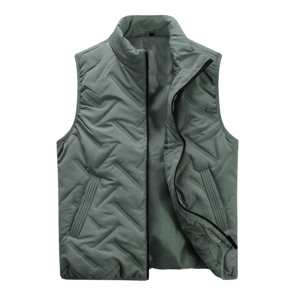 Повседневный однотонный жилет из полиэстера без рукавов с воротником-стойкой Allthemen, зеленый
Повседневный однотонный жилет из полиэстера без рукавов с воротником-стойкой Allthemen, зеленый