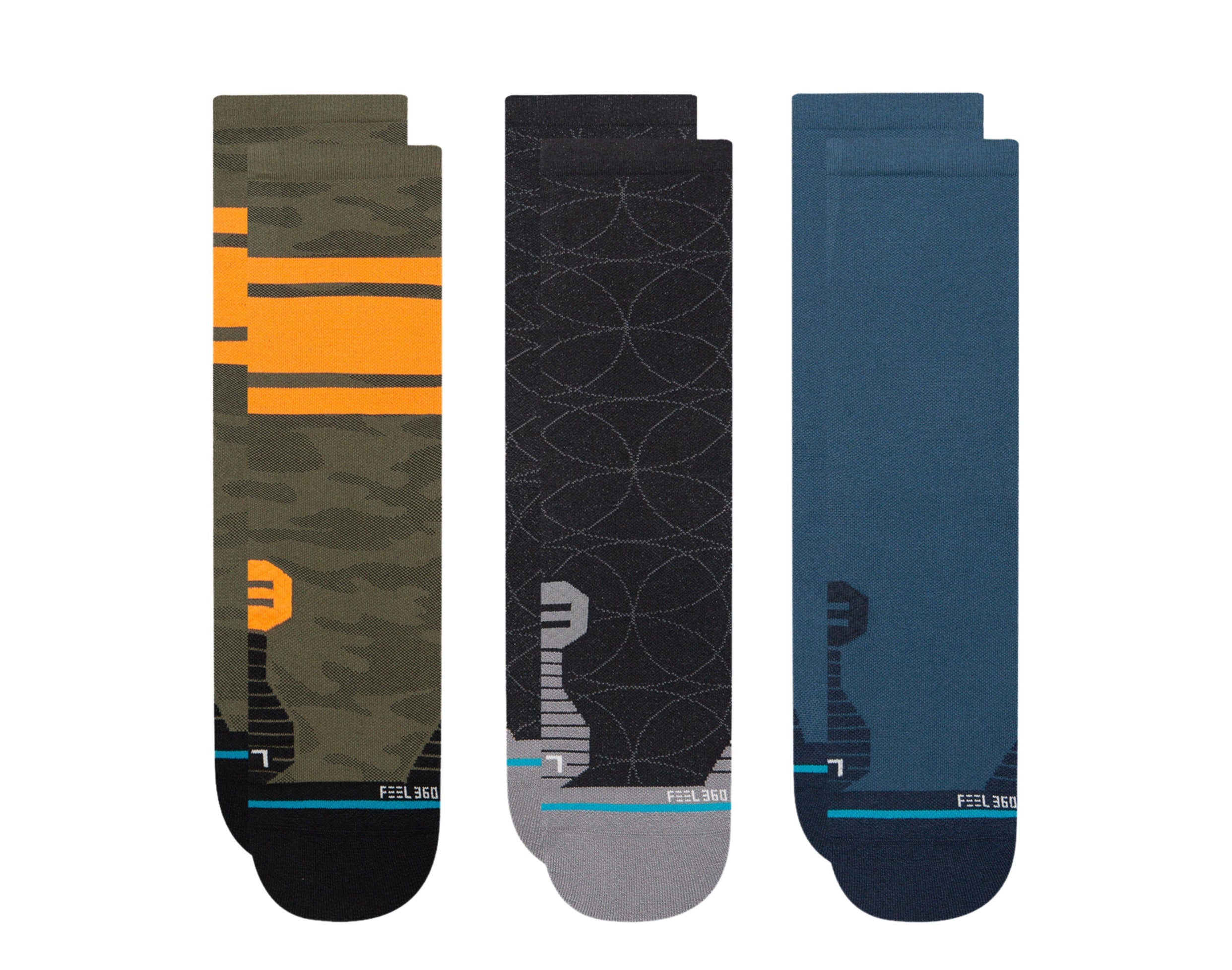 Stance Feel 360 - Sargent 3-Pack разноцветные носки A448C22SGT-MUL, цвет multi
Stance Feel 360 - Sargent 3-Pack разноцветные носки A448C22SGT-MUL, цвет multi