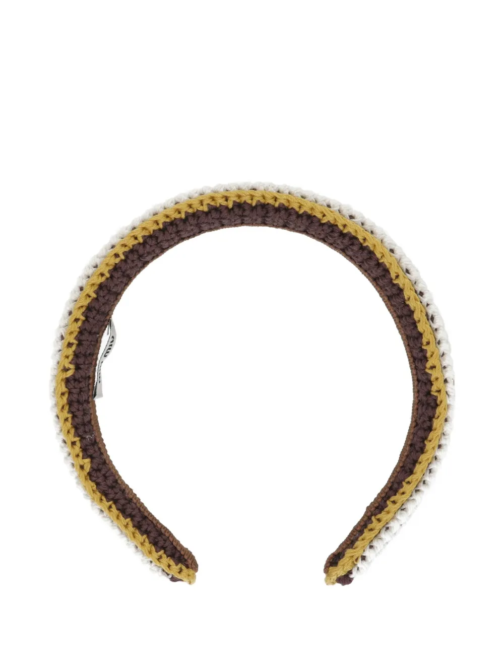 Ободок в технике кроше Miu Miu, коричневый
Ободок в технике кроше Miu Miu, коричневый