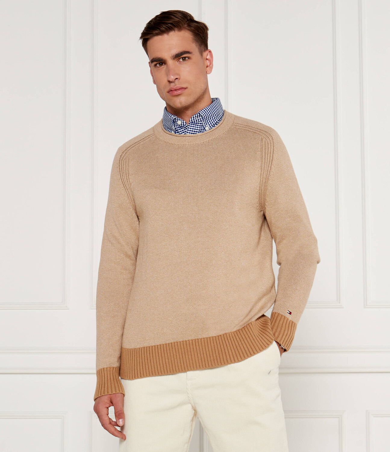 Свитер Tommy Hilfiger Regular Fit, бежевый
Свитер Tommy Hilfiger Regular Fit, бежевый