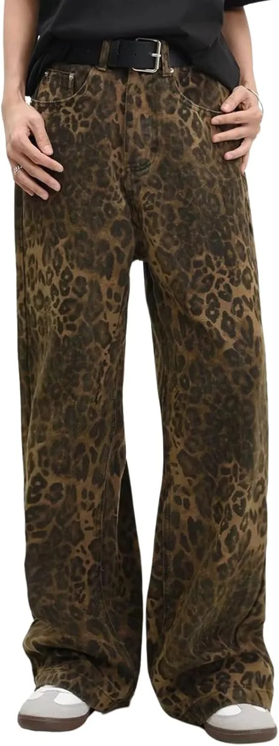 Женские джинсы loveimgs с принтом леопарда, прямые, в стиле Y2K
Женские джинсы loveimgs с принтом леопарда, прямые, в стиле Y2K