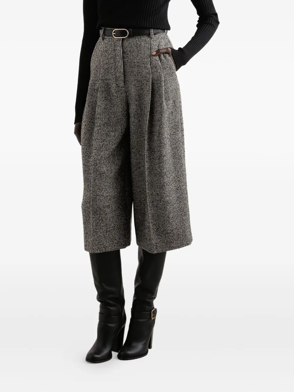 Твидовые брюки со складками DOLCE & GABBANA, нейтральный
Твидовые брюки со складками DOLCE & GABBANA, нейтральный