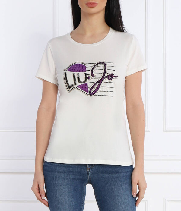 Футболка Liu Jo Sport Regular Fit, белый 
Футболка Liu Jo Sport Regular Fit, белый
