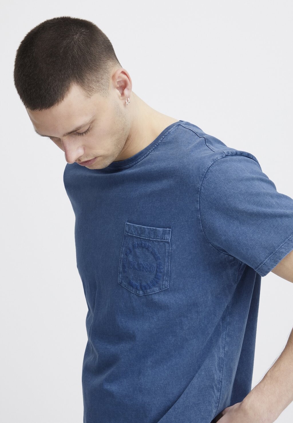 Принт на футболке Blend, синий
Принт на футболке Blend, синий