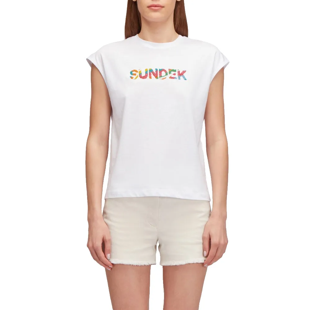 Футболка без рукавов Sundek Embroidery, белый
Футболка без рукавов Sundek Embroidery, белый