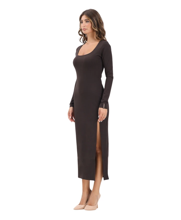 Платье миди Hinnominate, коричневый
Платье миди Hinnominate, коричневый