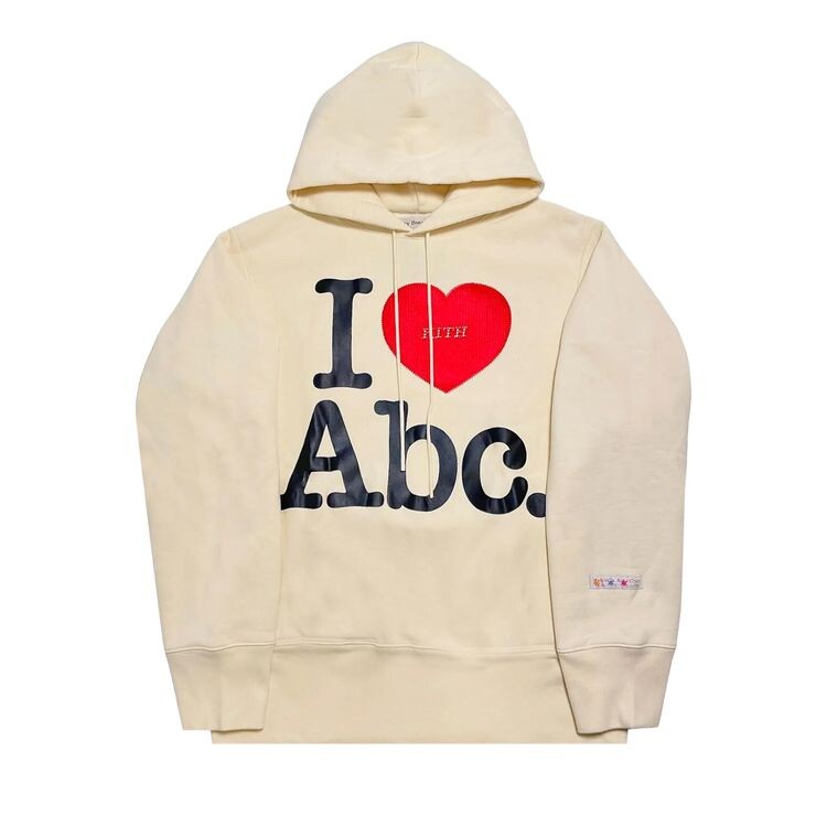 Худи Kith x Advisory Board Crystals I <3 Abc Swarovski Hoodie Quartz Natural, кремовый 
Худи Kith x Advisory Board Crystals I <3 Abc Swarovski Hoodie Quartz Natural, кремовый
