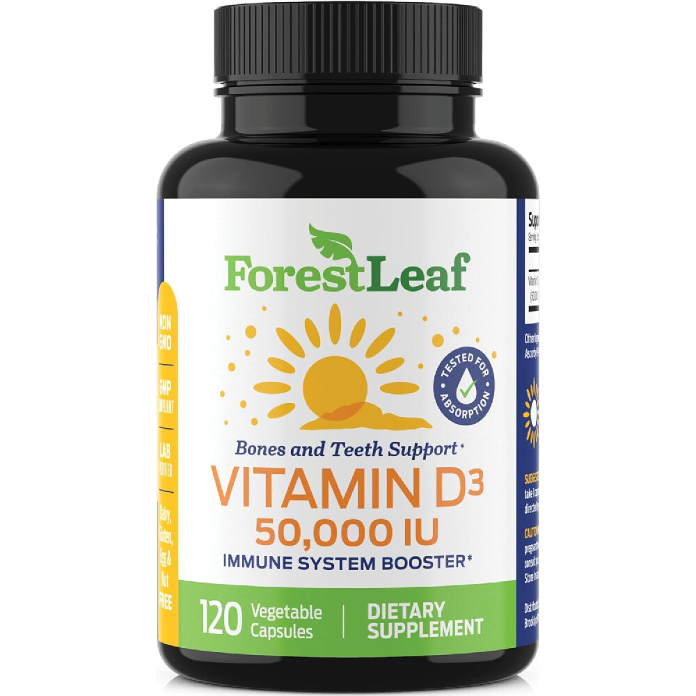 Витамин D3 ForestLeaf Vegetable Capsules for Bones 50 000 МЕ, 120 растительных капсул
Витамин D3 ForestLeaf Vegetable Capsules for Bones 50 000 МЕ, 120 растительных капсул