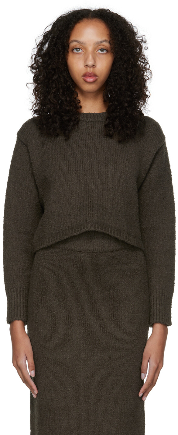 Коричневый хлопковый свитер Missing You Already
Коричневый хлопковый свитер Missing You Already