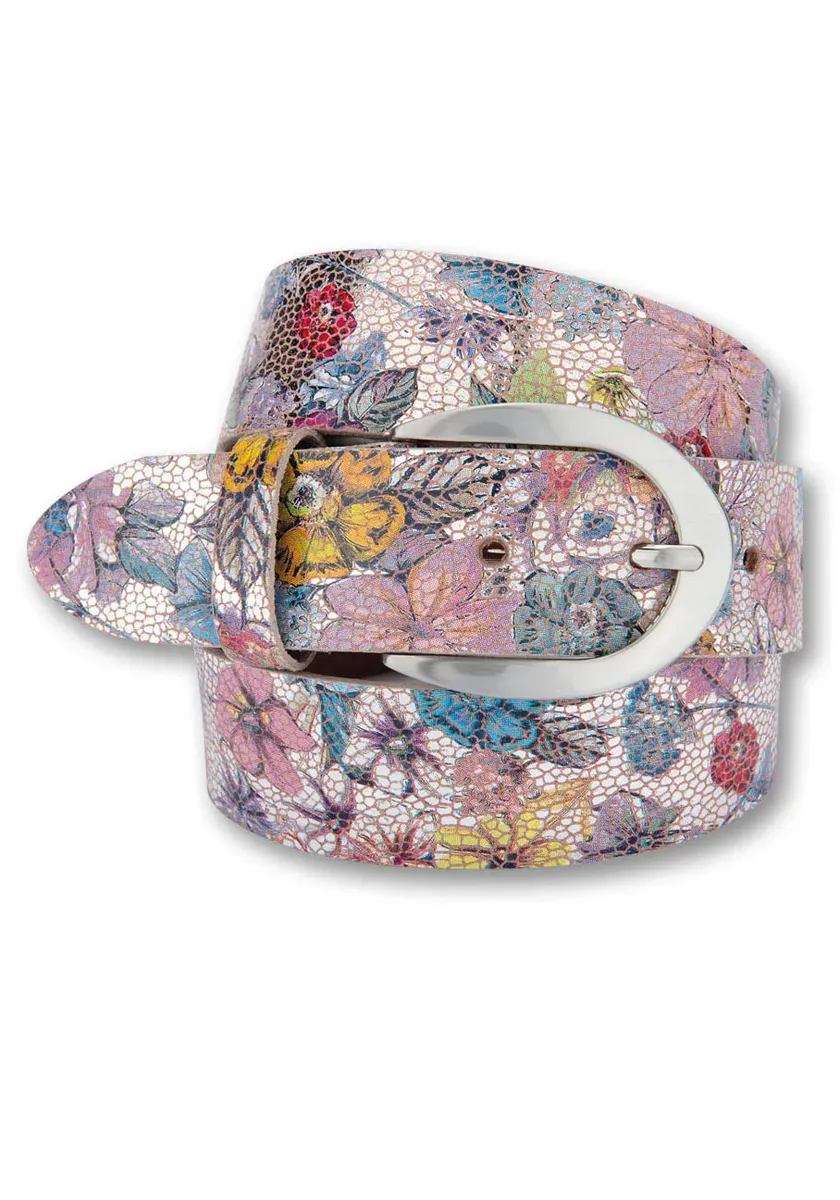 Кожаный ремень BERND GÖTZ со стильным цветочным металлизированным принтом, цвет Design 501
Кожаный ремень BERND GÖTZ со стильным цветочным металлизированным принтом, цвет Design 501