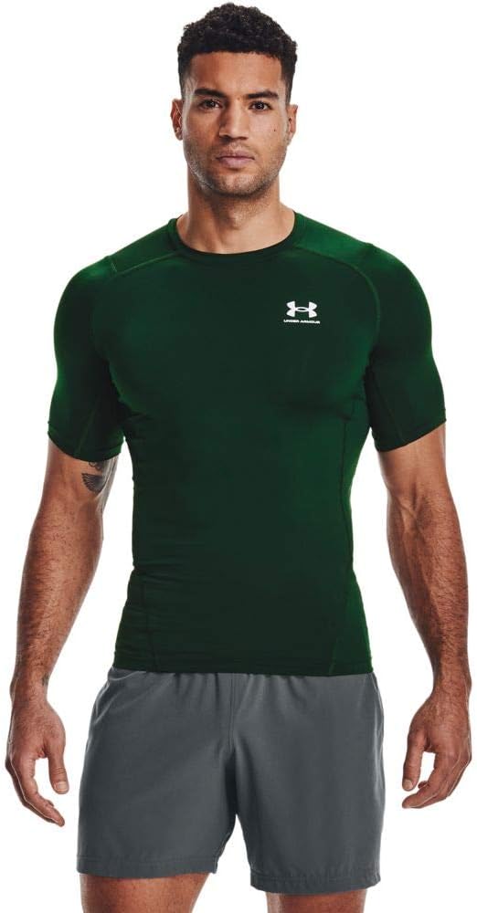 Мужская компрессионная футболка с коротким рукавом HeatGear от Under Armour, Forest Green (301)/White, Белый, Мужская компрессионная футболка с коротким рукавом HeatGear от Under Armour, Forest Green (301)/White
Мужская компрессионная футболка с коротким рукавом HeatGear от Under Armour, Forest Green (301)/White, Белый, Мужская компрессионная футболка с коротким рукавом HeatGear от Under Armour, Forest Green (301)/White