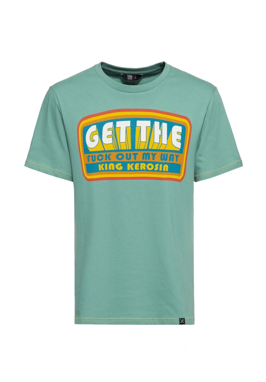 Рубашка с принтом Эффектный принт спереди и сзади Get Out KING KEROSIN, цвет Seegrün
Рубашка с принтом Эффектный принт спереди и сзади Get Out KING KEROSIN, цвет Seegrün