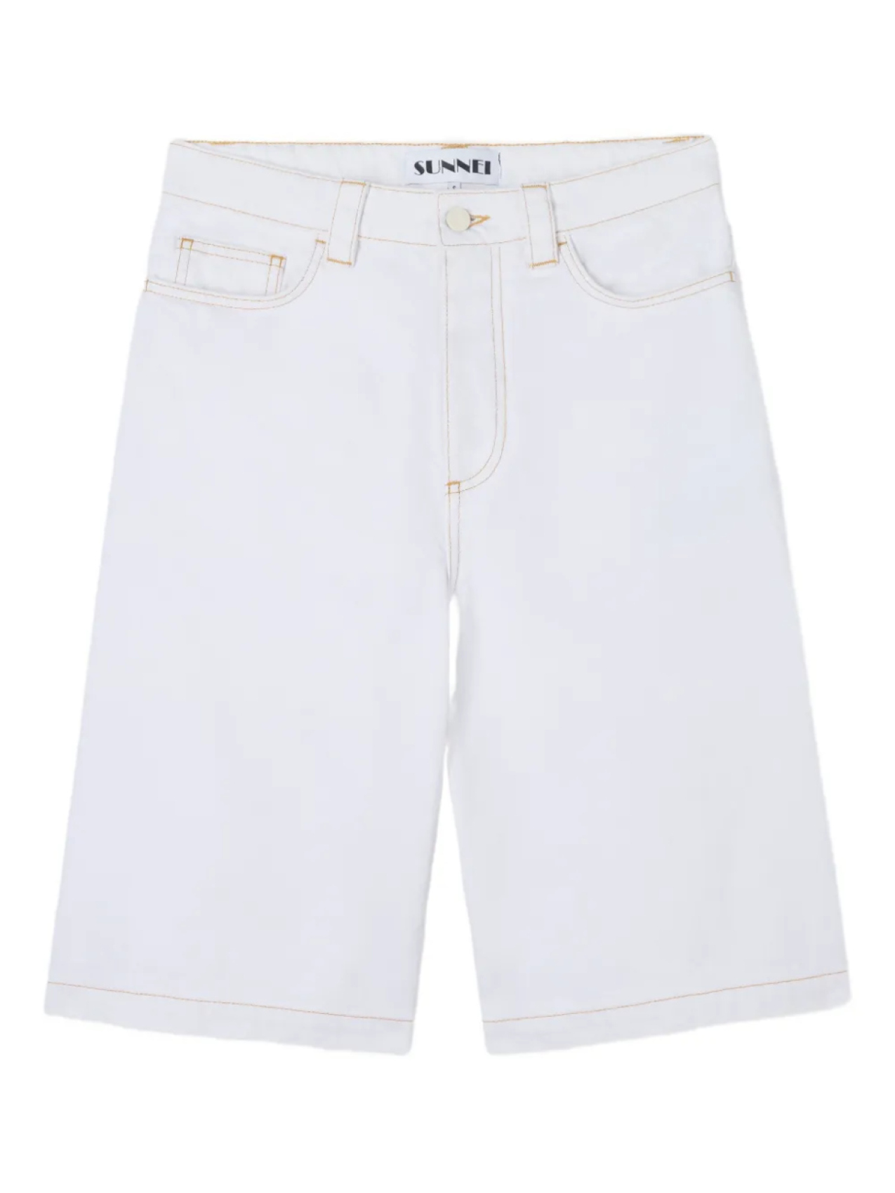 Джинсовые шорты-бермуды Sunnei, белый
Джинсовые шорты-бермуды Sunnei, белый