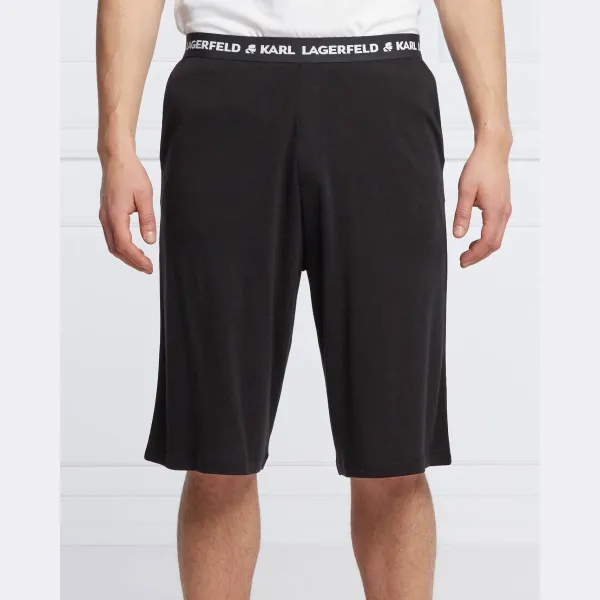 Пижамные шорты стандартного кроя Karl Lagerfeld, черный
Пижамные шорты стандартного кроя Karl Lagerfeld, черный